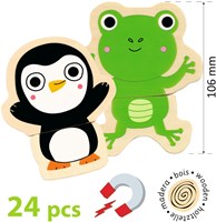 Djeco Holzmagnete Tiere Coucou - FSC 100% Spielzeug Magnetisch-2