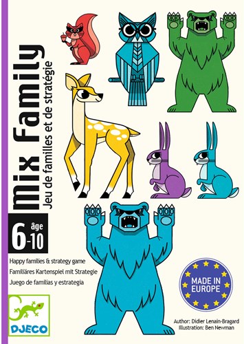 Djeco Kartenspiel Mix Family - FSC MIX Quartett Strategie-3