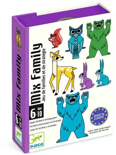 Djeco Kartenspiel Mix Family - FSC MIX Quartett Strategie-2