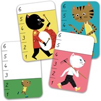 Djeco Kartenspiel Bata - Miaou FSC MIX - Kinderspiel mit Katzen