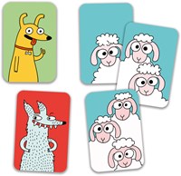 Djeco Kartenspiel Swip'Sheep - strategisches Familienspiel FSC MIX