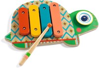 Djeco Xylophon & Becken - FSC Holz Musikinstrument Schildkröte