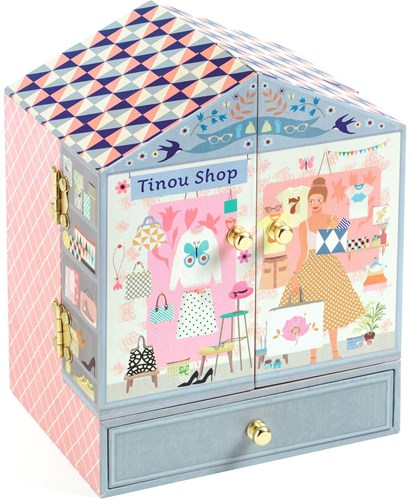 Djeco Musik Schmuckkästchen Tinou Shop - Kinder Spieluhr Schmuckbox-3