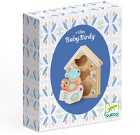 Djeco Holz Babyspielzeug Formenbox BabyBirdy Pastell-3