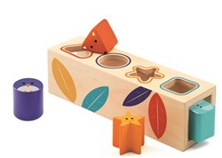 Djeco Holz Babyspielzeug BoitaBasic - FSC 100% Formensortierer