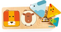 Djeco Holz Babyspielzeug AnimaBasic - FSC 100% pädagogisch