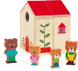 Djeco Holz Puppenhaus Minihouse - FSC 100% nachhaltiges Spielzeug