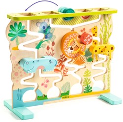 Djeco Babyspielzeug - bunte Cascadou Rassel für Babys