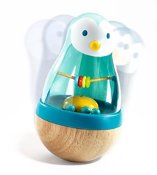 Djeco Baby Wackelpinguin buntes Spielzeug für Babys