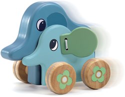 Djeco Holz Musikspielzeug Elefant PitiSing FSC 100% Baby