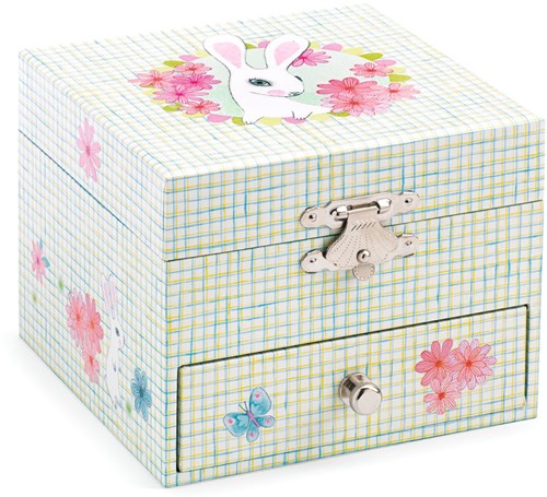 Djeco Musikbox Kaninchen Schmuckkästchen - Sweet rabbit's song FSC-3