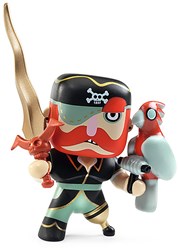 Djeco Piraten-Spielfigur Sam Parrot - Arty Toys Actionfigur