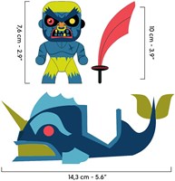Djeco Arty Toys Piraten Terrible & Monster Spielfigur Boot-3