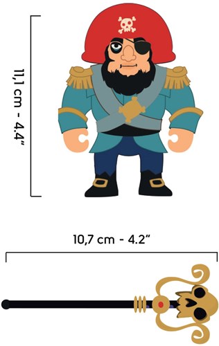 Djeco Piraten Spielzeugfigur Arty Toys Ze Piratous - Fantasie-2