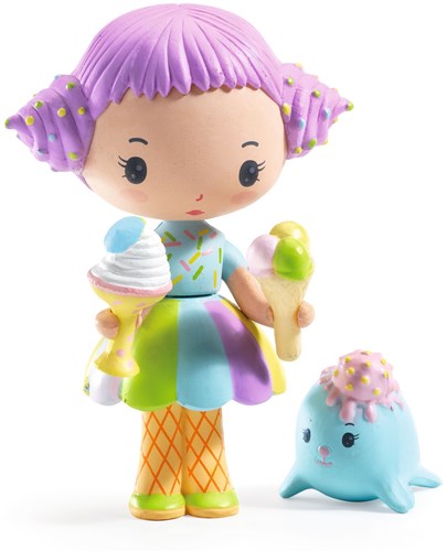 Djeco tinyly Spielfigur Tutti & Frutti - buntes Spielzeug