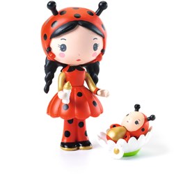 Djeco tinyly Spielfigur Coco & Minico - Marienkäfer Puppe