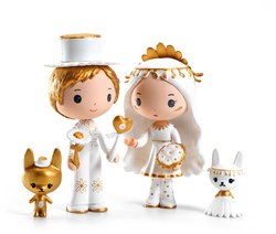 Djeco tinyly Spielfigur Marguerite & Léopold mit Zubehör