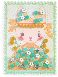 Djeco Tinyly Mosaik Bastelset Margo & Co - kreatives Spielzeug