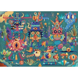 Djeco Puzzle Monsterparty - 50 Teile - FSC Karton