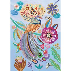 Djeco Puzzle Sparkling bird - 50 Teile - Glitzer FSC Karton