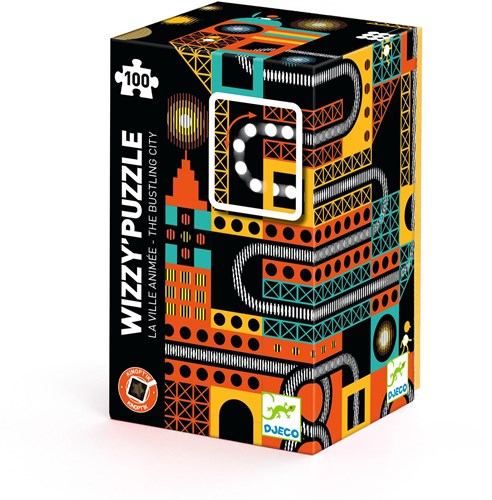 Djeco Puzzle Stadt - magisches Spielzeug FSC Karton-2