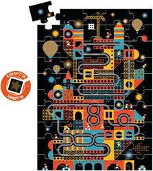 Djeco Puzzle Stadt - magisches Spielzeug FSC Karton