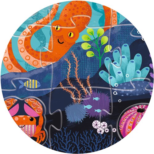 Djeco Riesenpuzzle Unterwasserwelt - FSC MIX-3