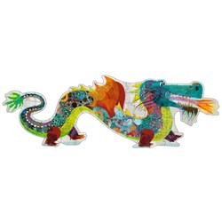 Djeco Riesenpuzzle Drache Leon - 58 Teile FSC Karton