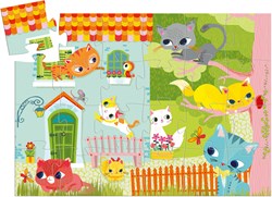 Djeco Tierpuzzle Pachat und seine Freunde - 24 Teile FSC Karton