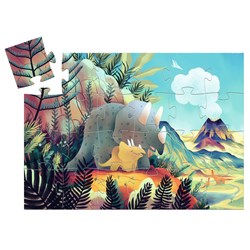 Djeco Puzzle Silhouette Teo der Dino - 24 Teile - FSC Karton