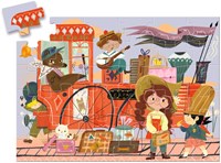 Djeco Puzzle Kinderpuzzle Le voyage de Mia 36 Teile
