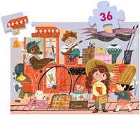 Djeco Puzzle Kinderpuzzle Le voyage de Mia 36 Teile-2