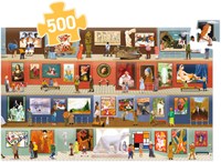 Djeco Puzzle - Beobachtungspuzzle Museum 500 Teile FSC MIX-2