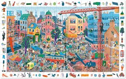 Djeco Puzzle - 200 Teile Stadt - bunte Kinderpuzzle für Entdecker