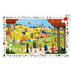 Djeco Märchen-Entdeckerpuzzle - 54 Teile FSC Karton Kinderpuzzle