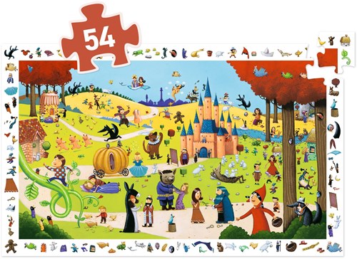 Djeco Märchen-Entdeckerpuzzle - 54 Teile FSC Karton Kinderpuzzle-2