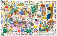 Djeco Puzzle Geburtstag - Beobachtungspuzzle 54 Teile Kinder