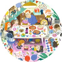 Djeco Puzzle Geburtstag - Beobachtungspuzzle 54 Teile Kinder-3