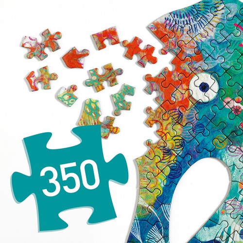 Djeco Puzzle Seepferdchen - FSC MIX - 350 Teile - Kinderpuzzle-2