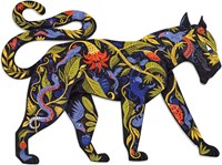 Djeco Puzzle Black Panther 150 Teile - FSC Karton - Kinderpuzzle