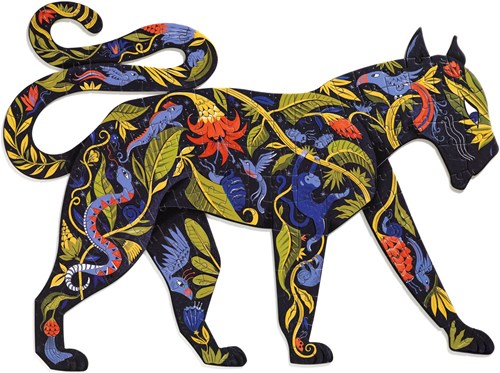 Djeco Puzzle Black Panther 150 Teile - FSC Karton - Kinderpuzzle