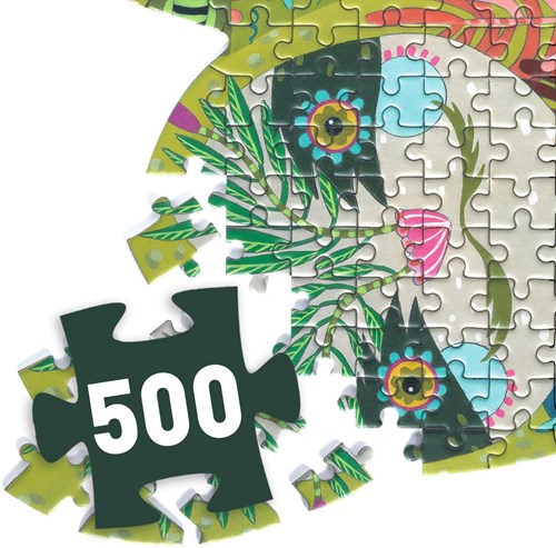 Djeco Puzzle Faultier - 500 Teile Kinderpuzzle-2