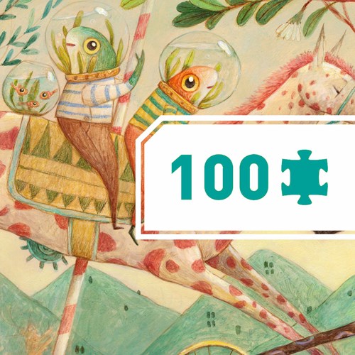 Djeco Puzzle - Legespiel Wonderful ride 100 Teile FSC MIX-2