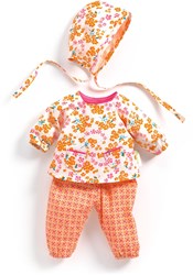 Djeco Kleidung Hanako - Puppenoutfit mit Blumenmuster