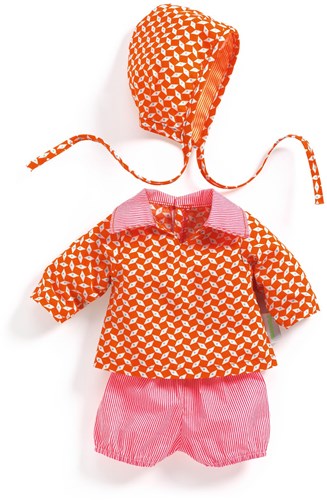 Djeco Puppenkleidung Pépin - Sommeroutfit für Babypuppen