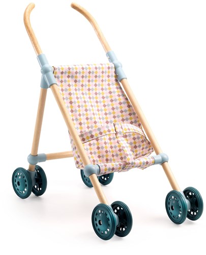 Djeco Holz Puppenwagen Zubehör Little Cubes - 44 cm