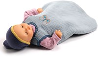 Djeco Zubehör Puppenschlafsack Sea Green Baumwolle-2