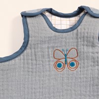 Djeco Zubehör Puppenschlafsack Sea Green Baumwolle-3