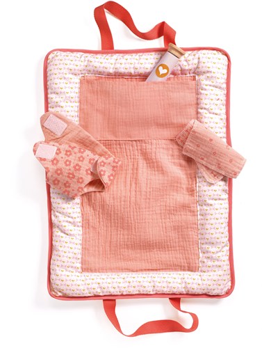 Djeco Zubehör Wickeltasche Pink Peak Puppen Spielzeug-3