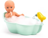 Djeco Zubehör Puppenbadewanne mit Vogeldusche - Badespielzeug-2